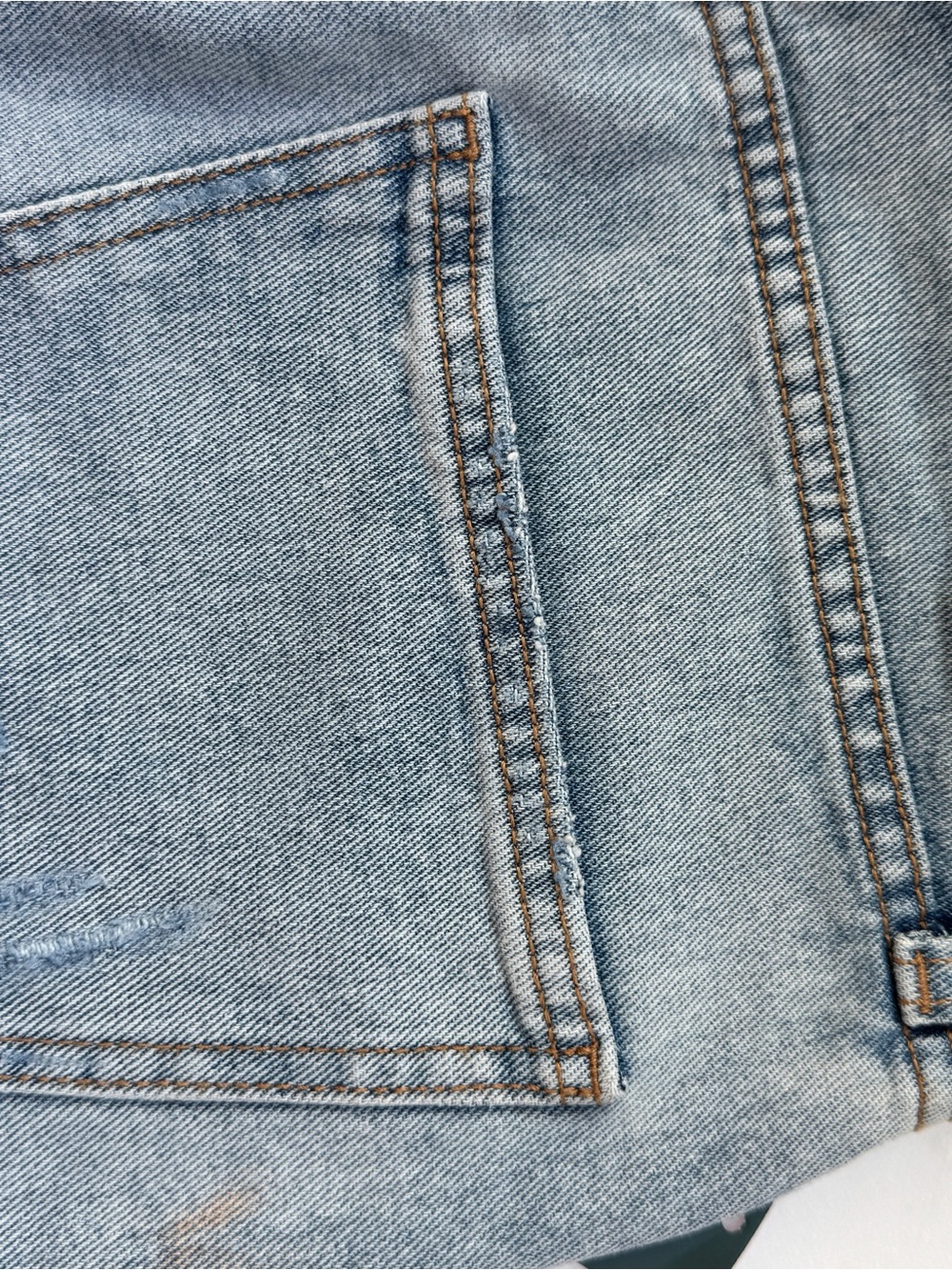 wild fable Light Blue Distressed Denim Jean Shorts - Picture 5 of 5
